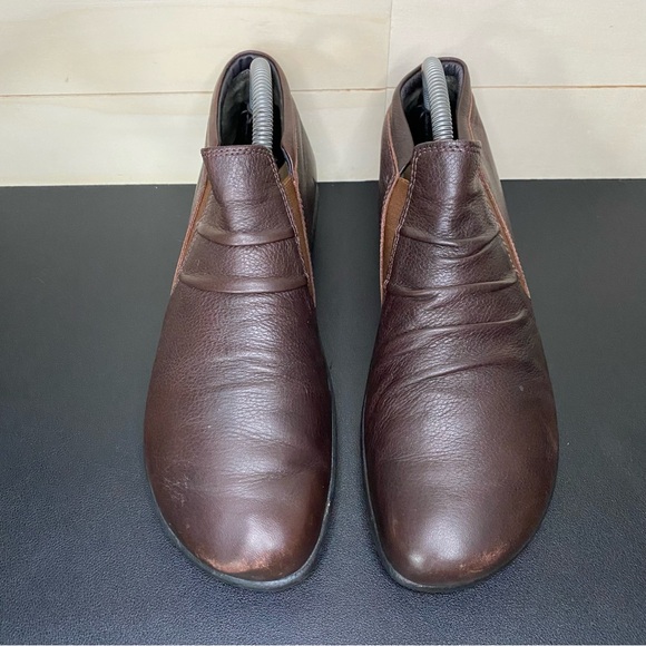 Naot Terehu Slip-On Boots Brown Leather Women's Size 8.5 Shoes EU39 Booties - Picture 7 of 10